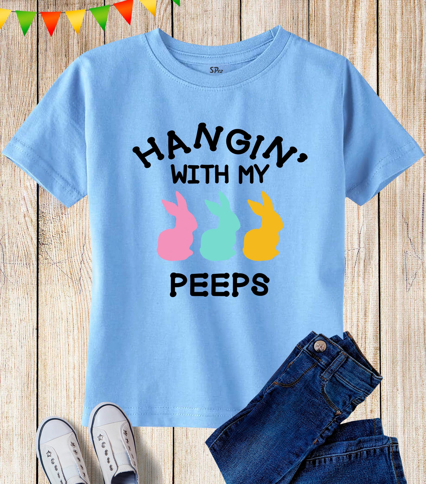 Hangin With My Peeps Kids T Shirt