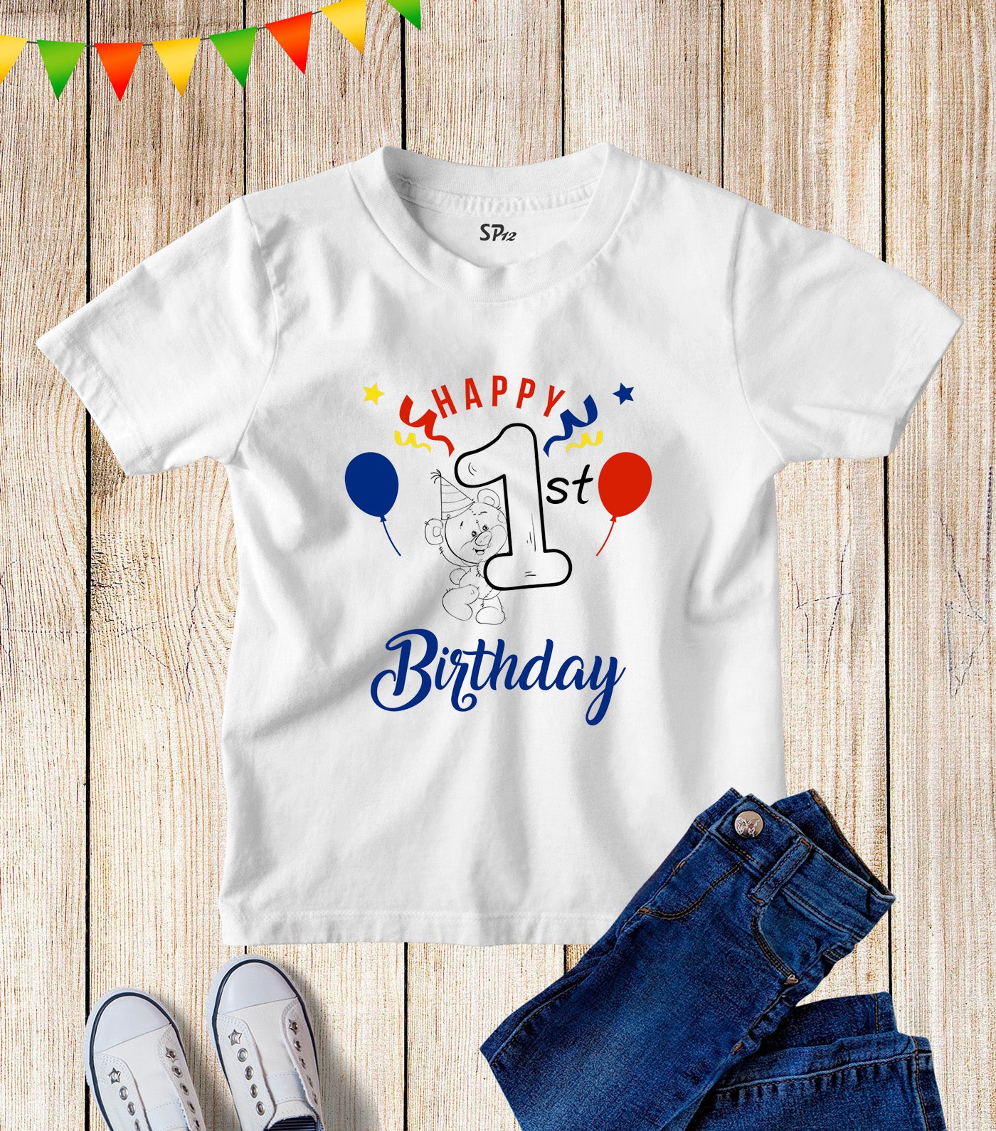 It will be a cutest little 1st birthday outfit t shirt for baby boy or baby girl to celebrate their first year birthday party.