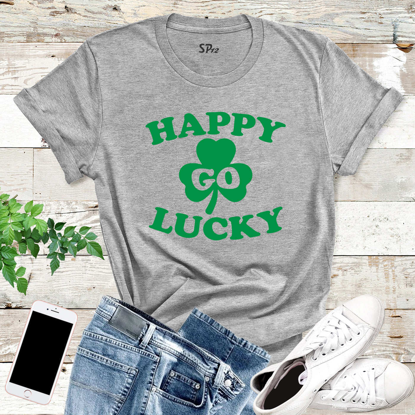 Happy Go Lucky St Patrick's T Shirt