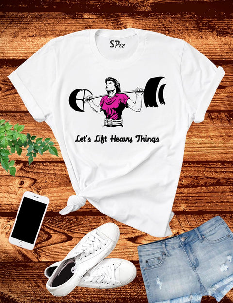 Heavy Weight Lifter Women T Shirt