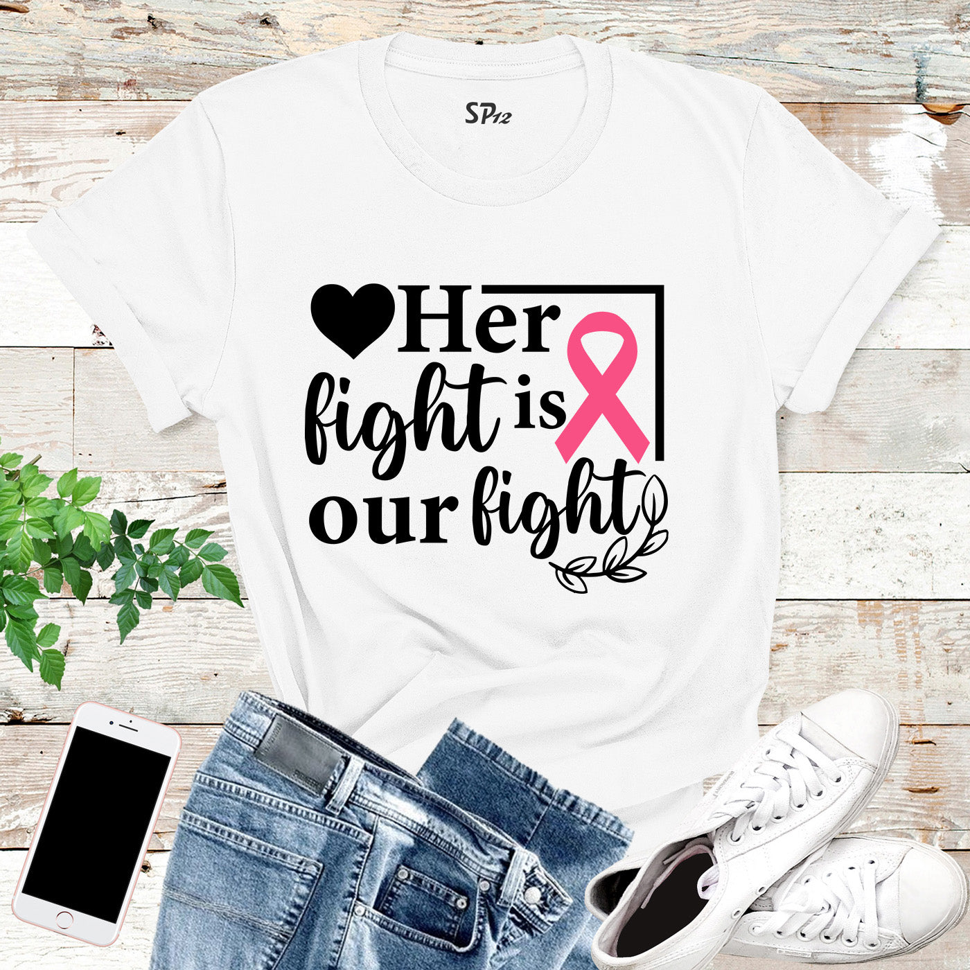Her Fight is Our Fight Awareness T Shirt