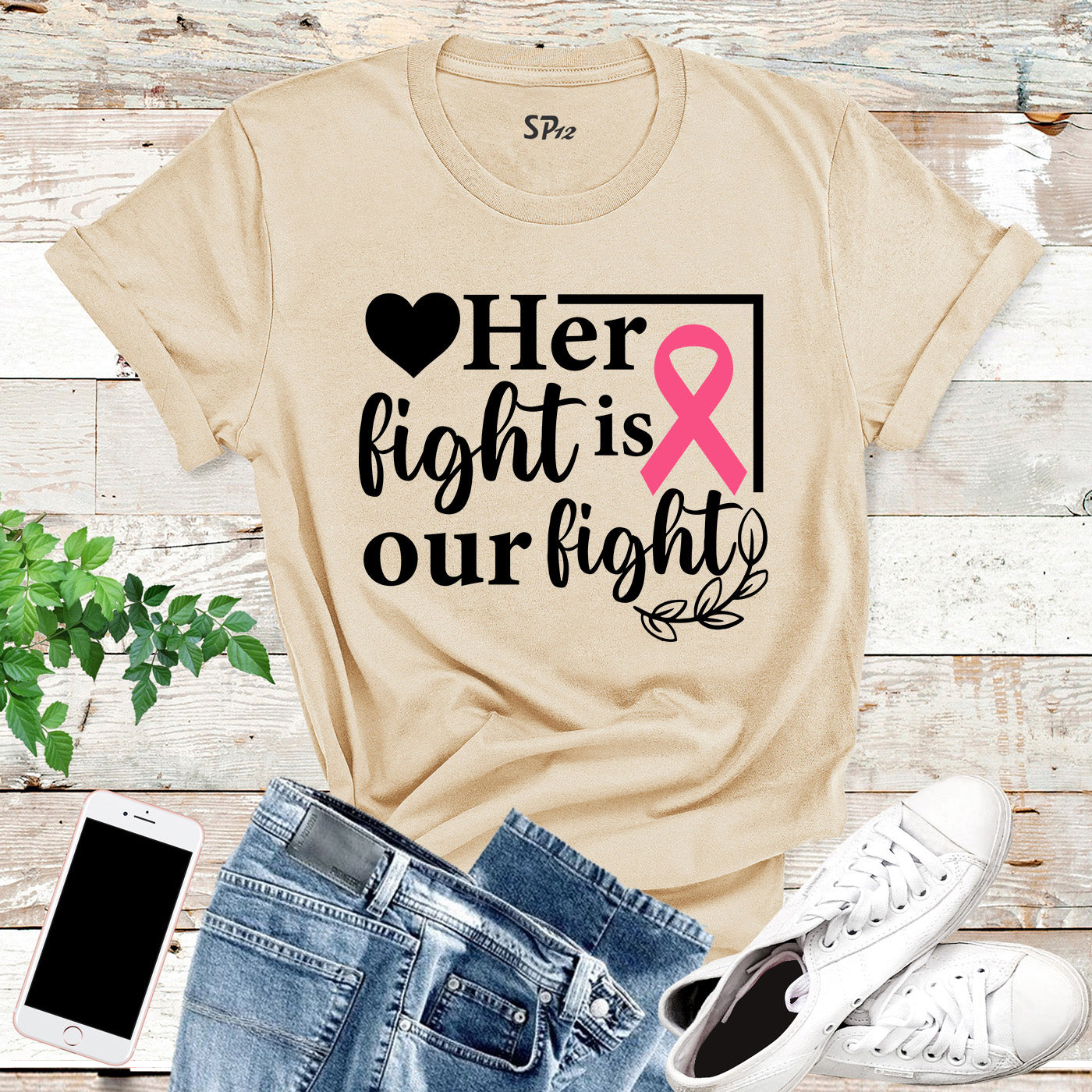 Her Fight is Our Fight Awareness T Shirt