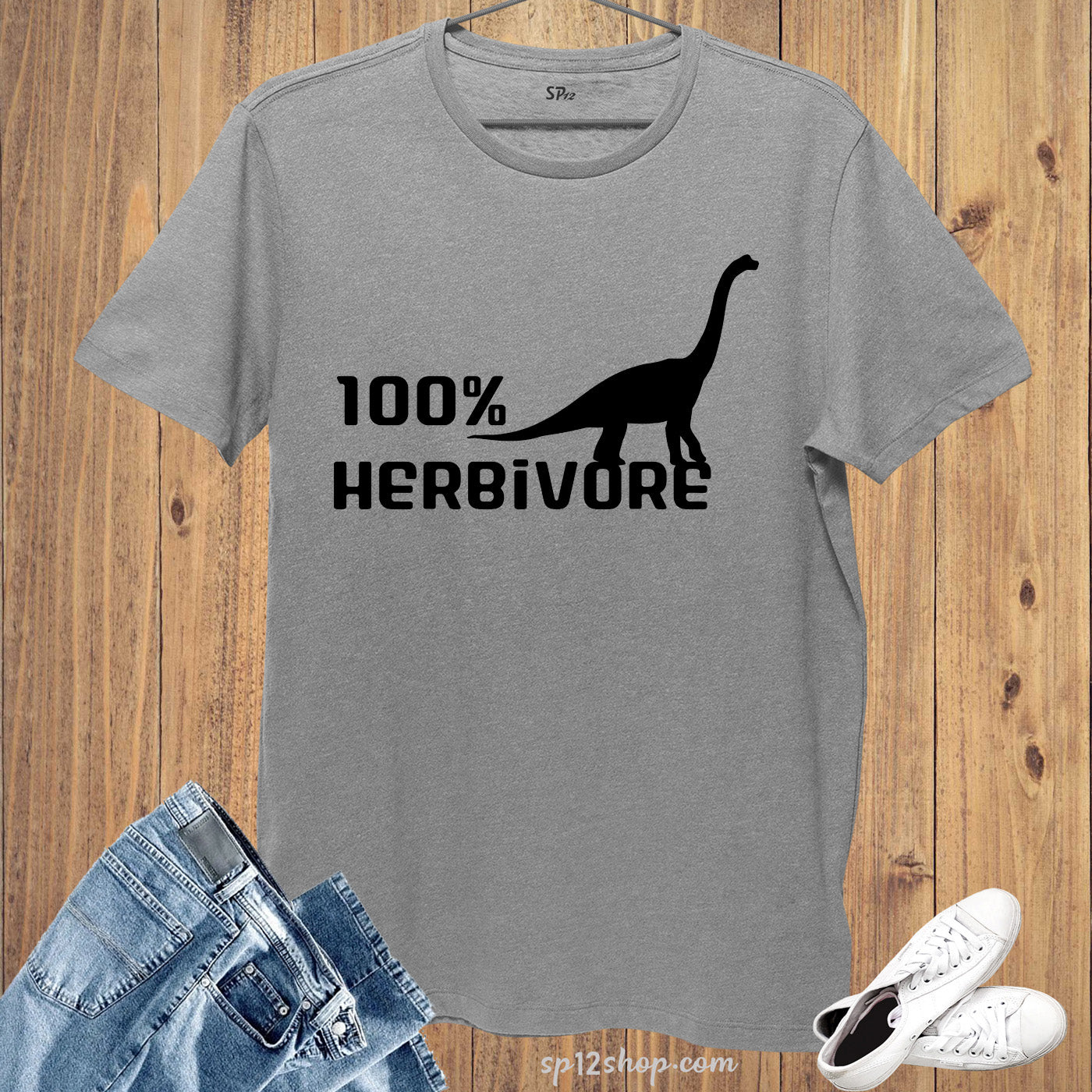 Herbivore Dinosaur Vegan T shirt