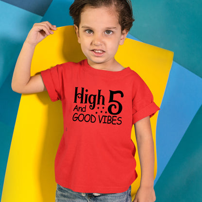 High 5 and Good Vibes Birthday T Shirt