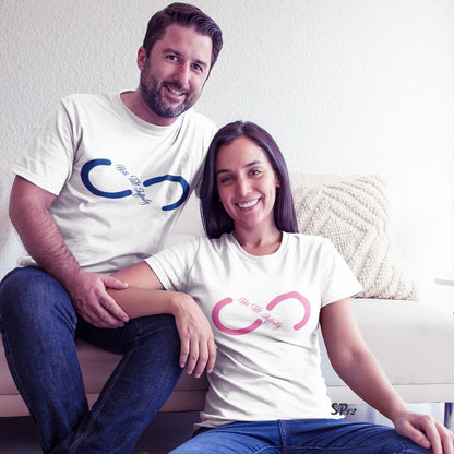 His and Hers Till Infinity Love Couple T Shirt