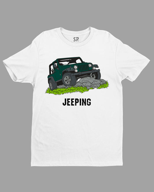 Hobby Automobile T shirt Jeeping Rugged