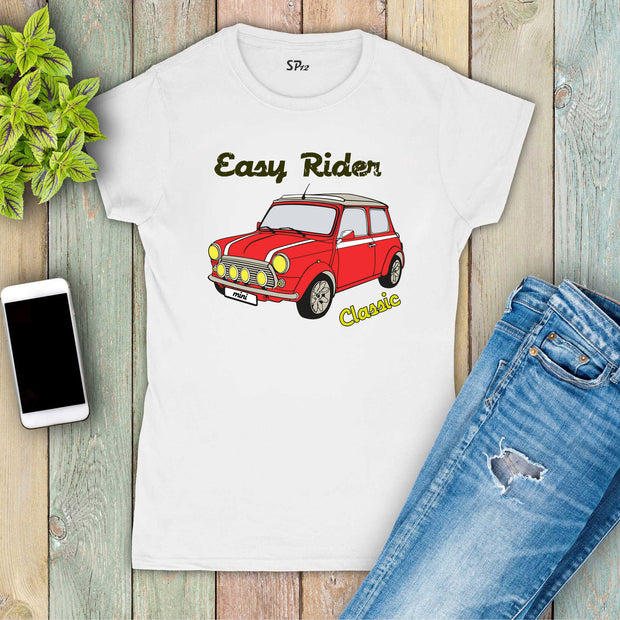 Hobby Racing Women T Shirt Easy Car Rider Classic Graphic T-Shirts