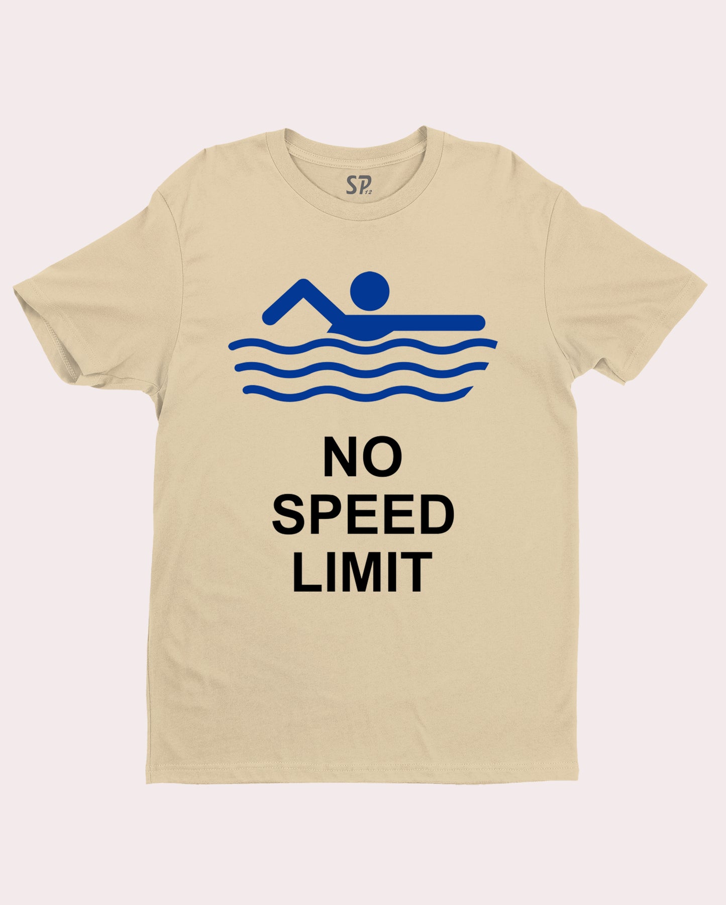 Hobby T shirt No Speed Limit Swimming Race Pool