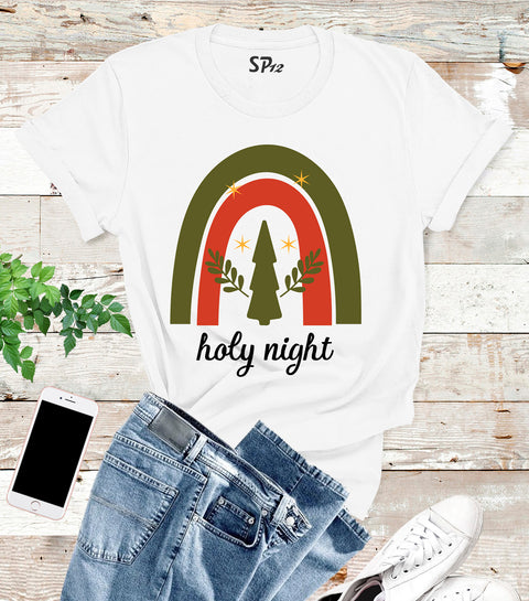 Holy Night Christmas T Shirt