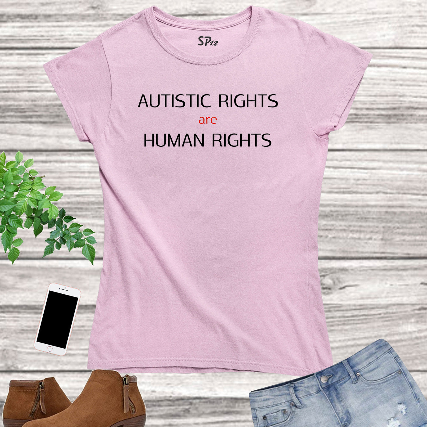 Human Rights Autism Women T Shirt