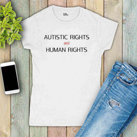 Human Rights Autism Women T Shirt