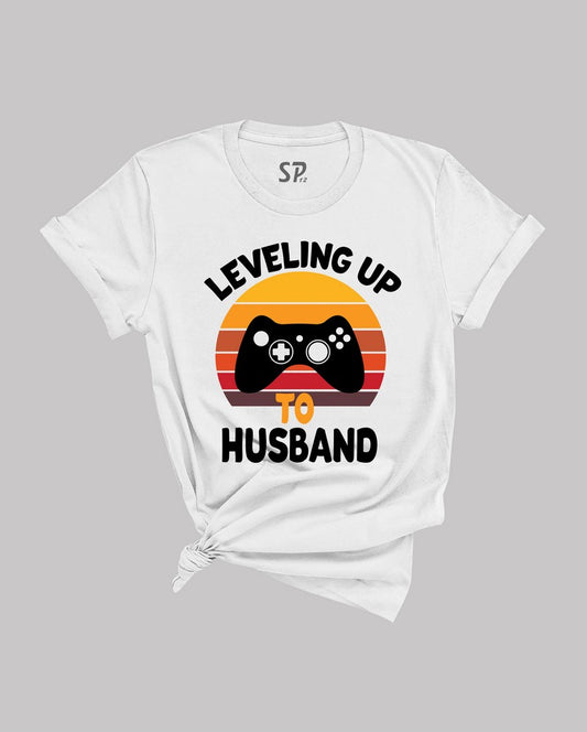 Husband T Shirt leveling Up To Husband tshirt Boyfriend Gift tee