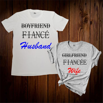 Husband Wife Couple T Shirt