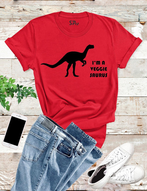 I Am A Veggie Saurus T Shirt