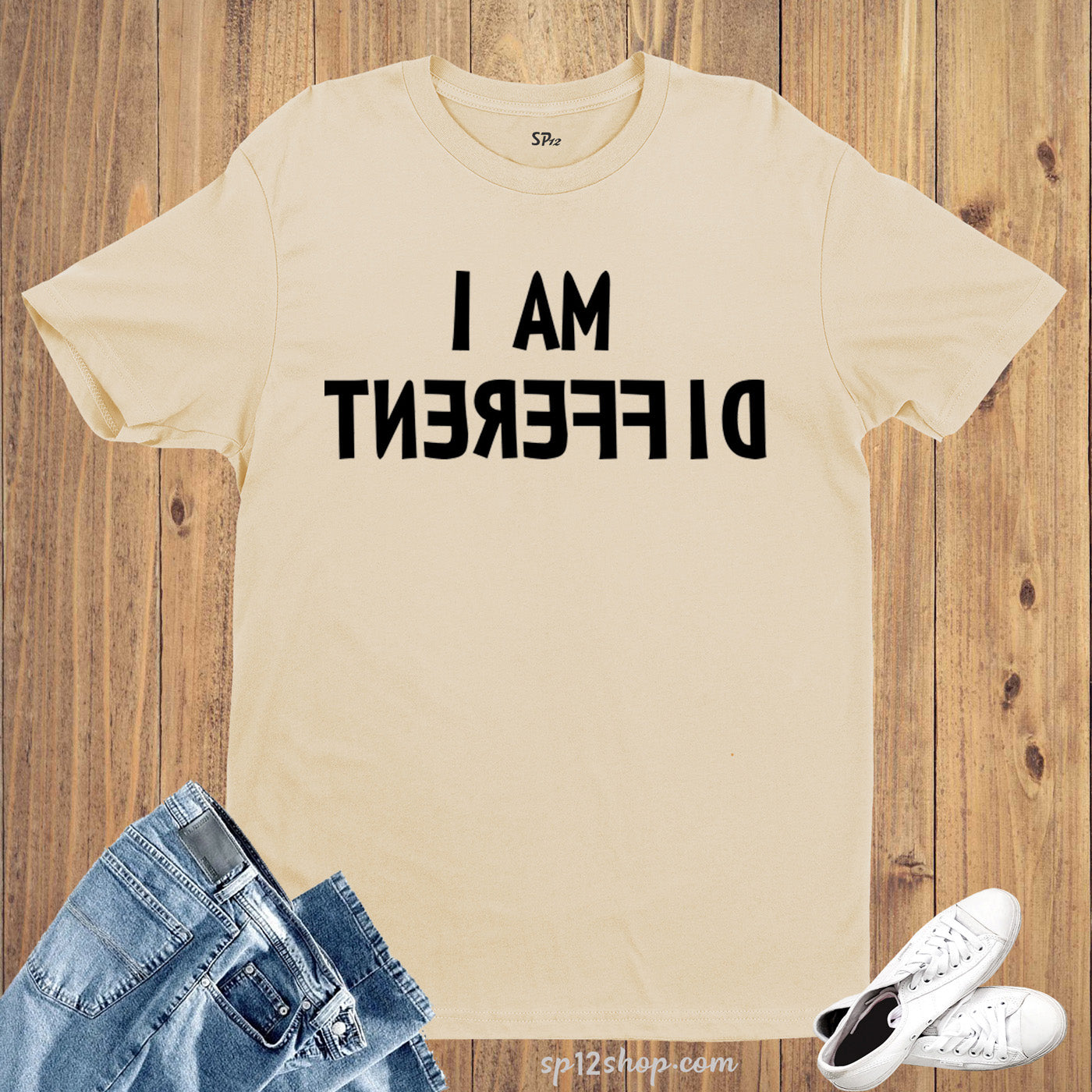 I am Different Social Selfie Funny Slogan T shirt