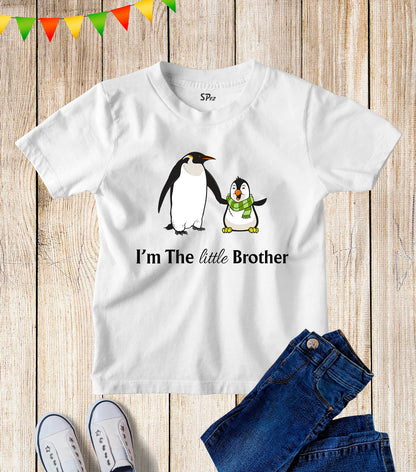 Kids Little Brother T Shirt Penguin Graphic Tee