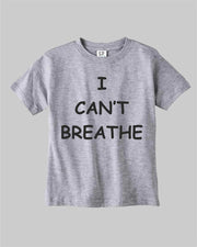 I Can Not Breathe Black lives Matter Kids T Shirt