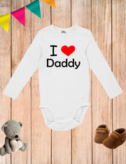 I Love You Daddy Baby Bodysuit