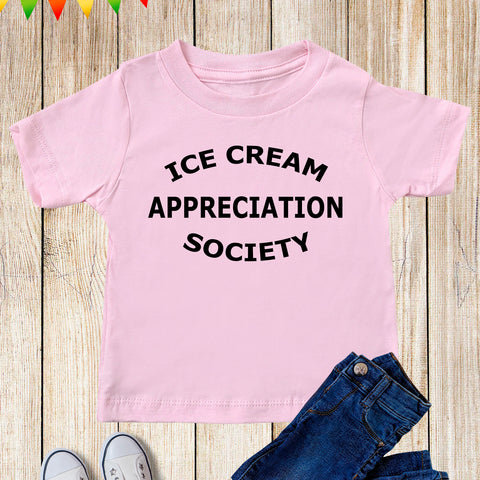 Ice Cream Appreciation Society Kids T-Shirt