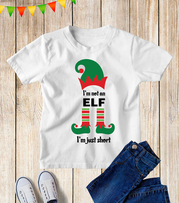 I'M Not An Elf I'm Just Short Christmas Gift T-Shirt