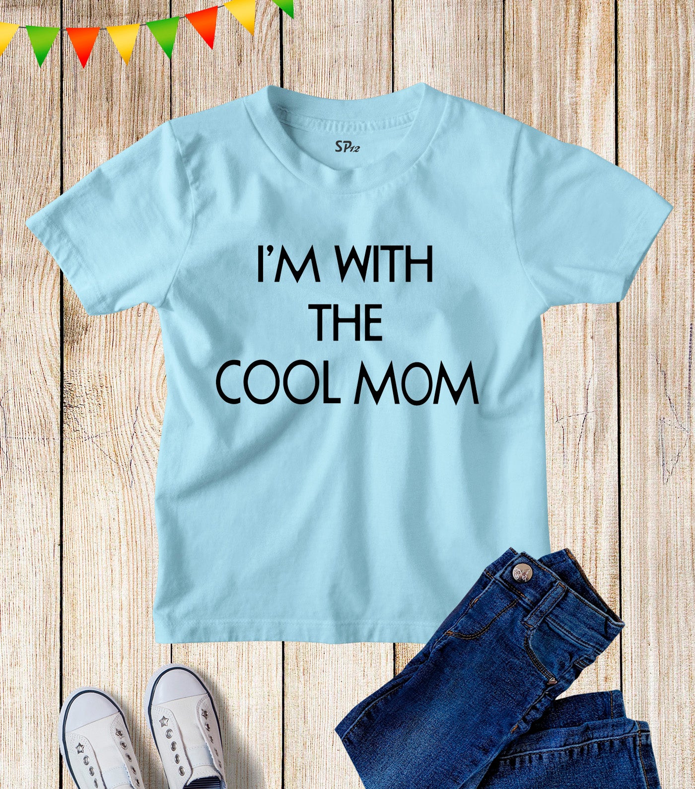 I'm With the Cool Mom Kids T Shirt