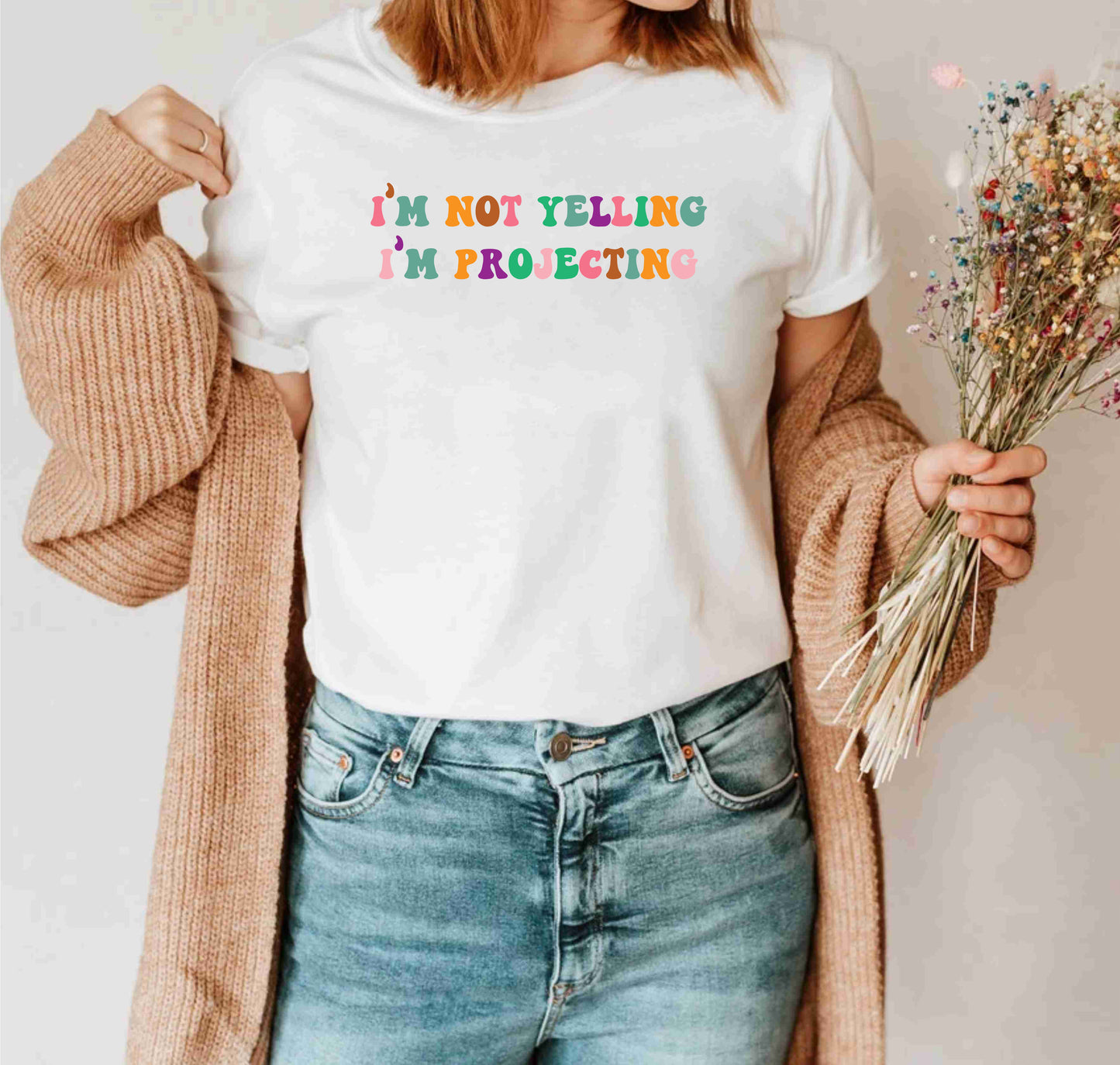 I'm Not Yelling I'm Projecting Theater Audition Actor Actress T-Shirts