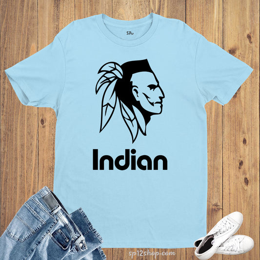 Indian Warrior Fighter Tough Patriotic T Shirt