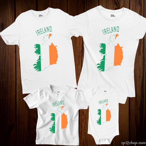 Ireland Flag T Shirt Olympics FIFA World Cup Country Flag Tee Shirt