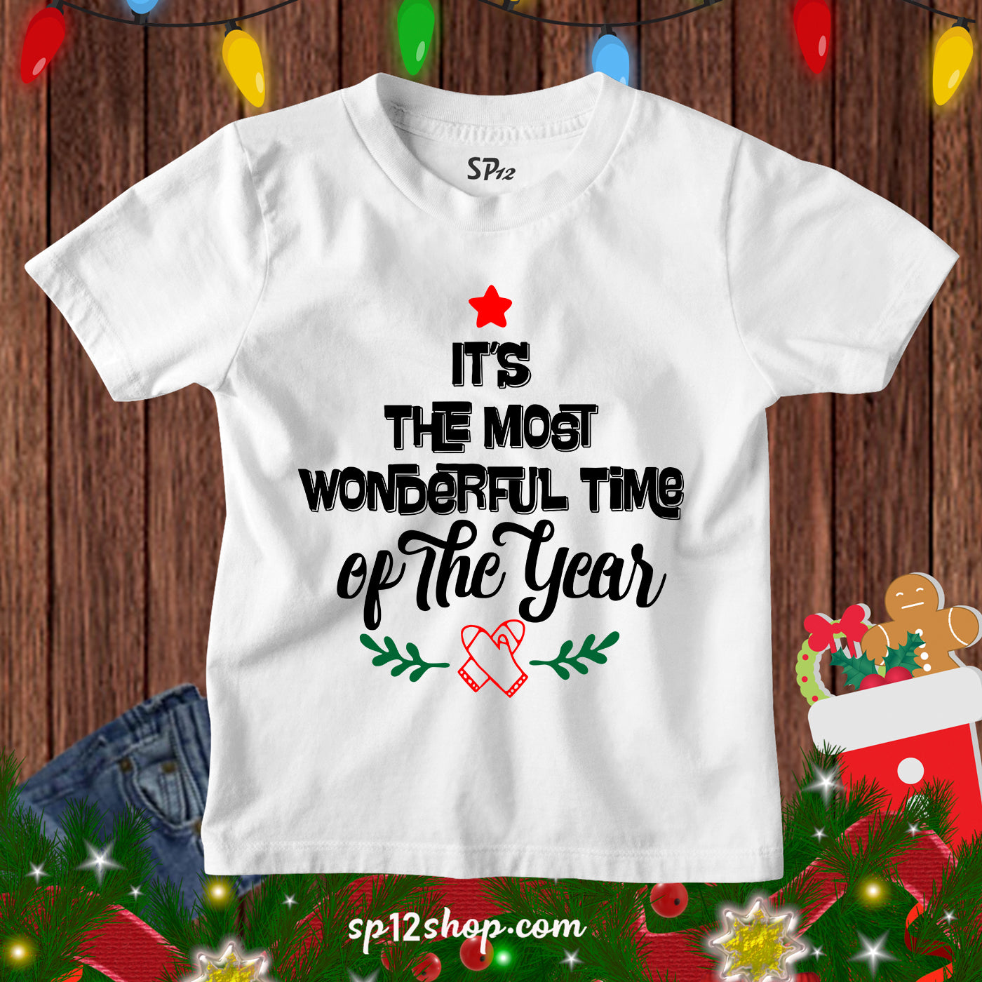 It Is The Most Wonderful Time Of The Year Kids Christmas T shirt