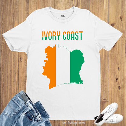 Ivory coast Flag T Shirt Olympics FIFA World Cup Country Flag Tee Shirt