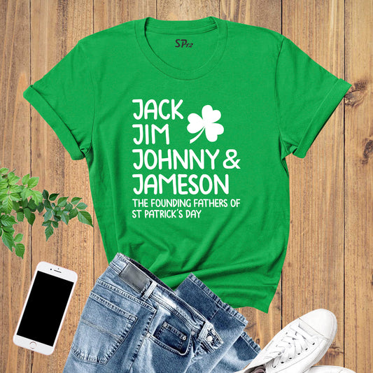 Jack Jim Johnny &  Jameson St Patrick's Day T Shirt