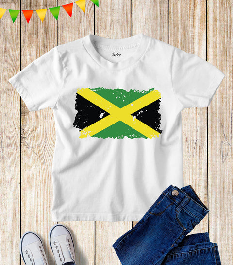 Kids Jamaica Flag Football T Shirt