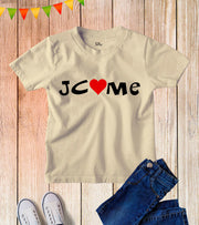 Kids JC Loves Me Jesus Christ Christian T Shirt