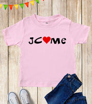 Kids JC Loves Me Jesus Christ Christian T Shirt