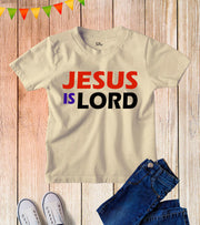 Kids Jesus is Lord Christmas Easter Christian T Shirt