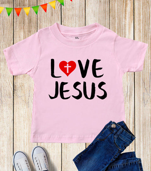 Kids Love Jesus Christian Youth Club Church T Shirt