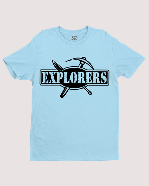 Job And Hobby T Shirts Explorers Hammer Tool New Adventure