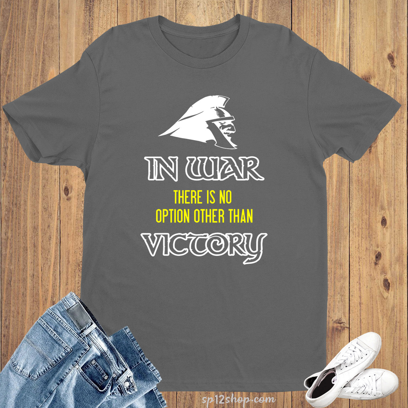 Job T Shirt War Only Option Other Than Victory Military