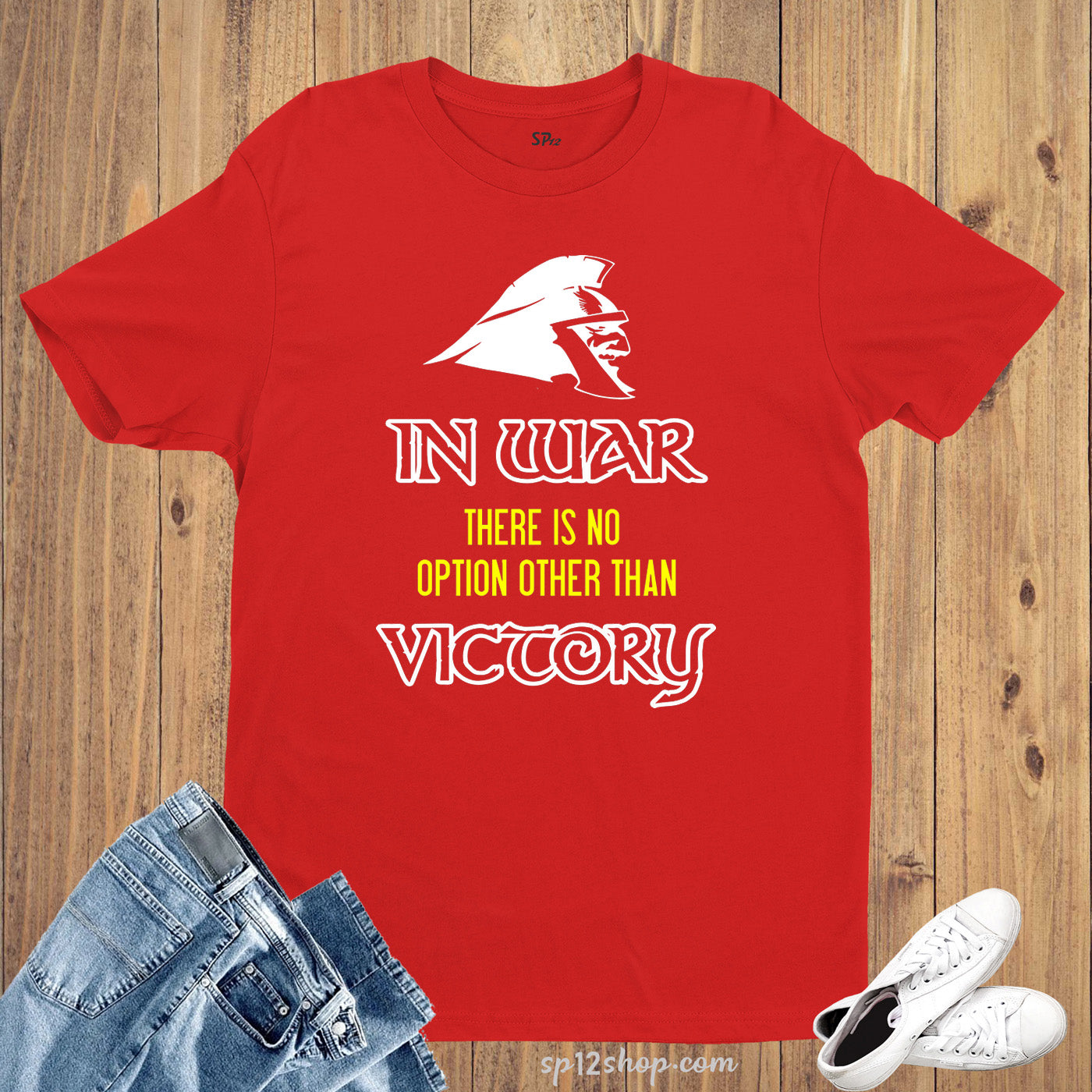 Job T Shirt War Only Option Other Than Victory Military