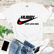 Just Love For Him Her Valentines Day T Shirt