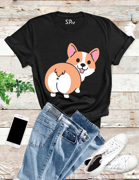 Kawai Dogs Funny T Shirt
