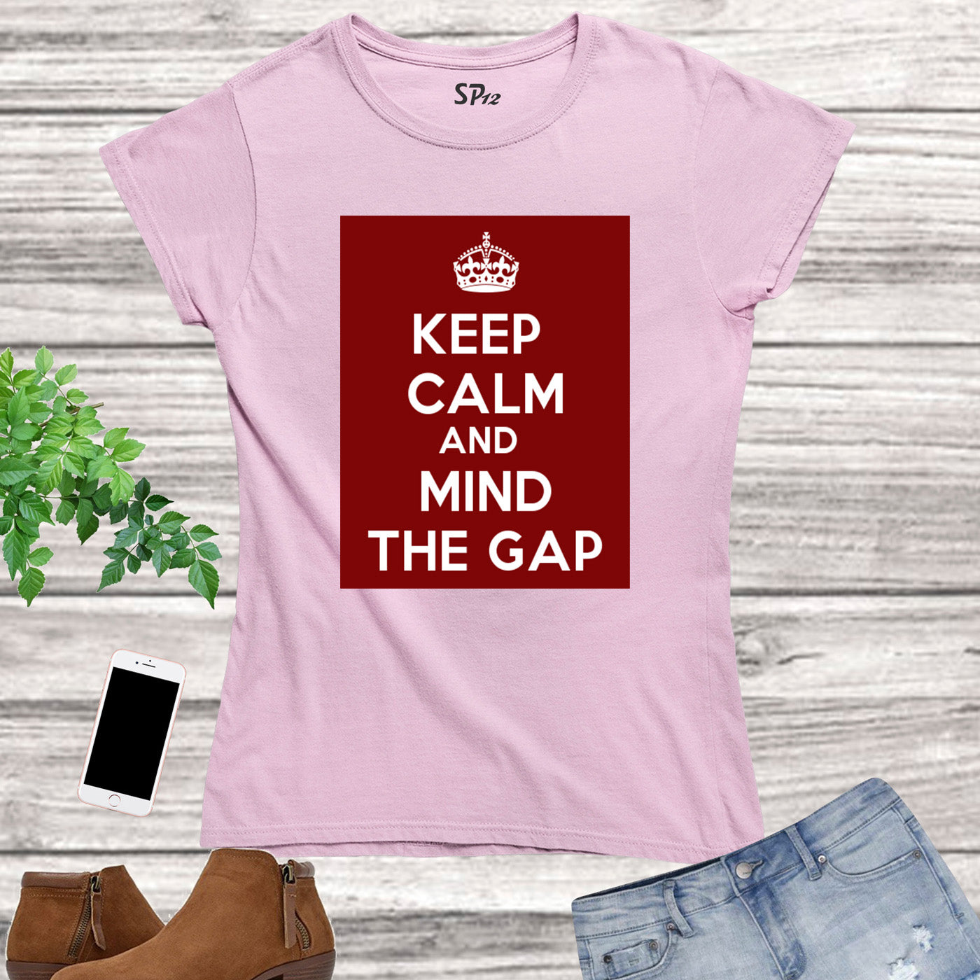 Keep Calm and Mind the Gap Women T Shirt