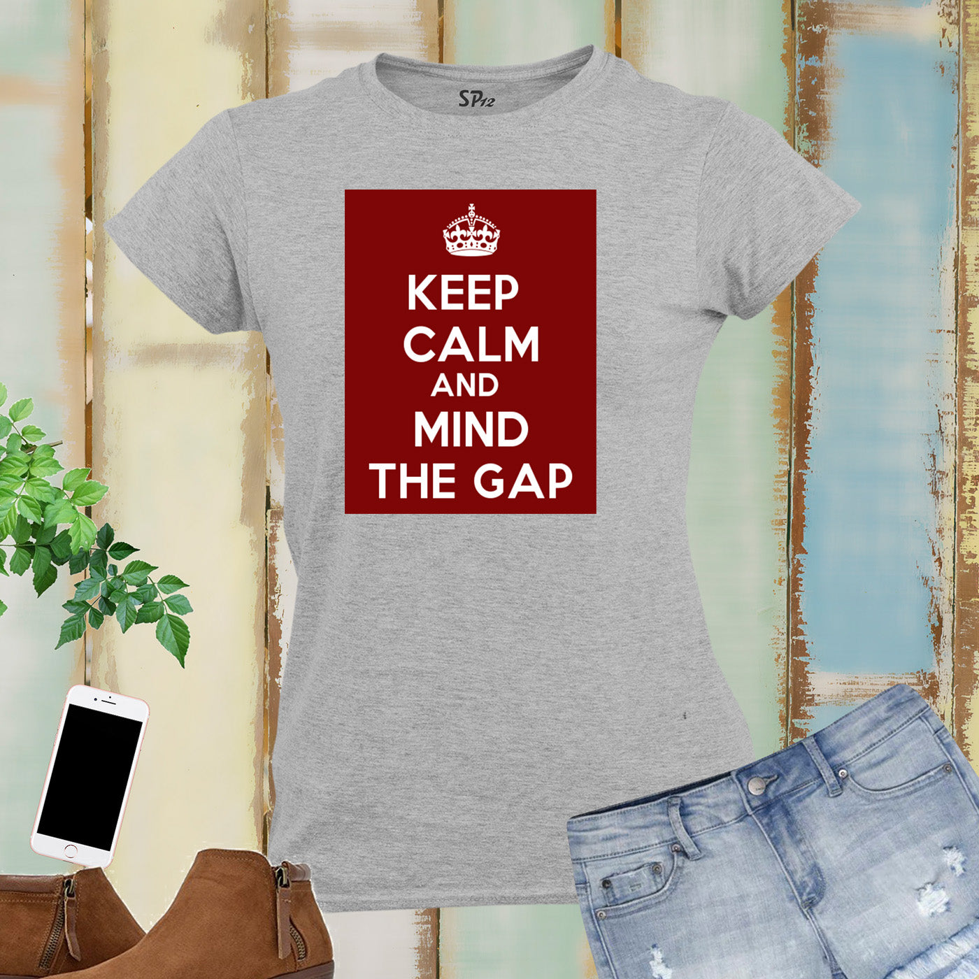 Keep Calm and Mind the Gap Women T Shirt