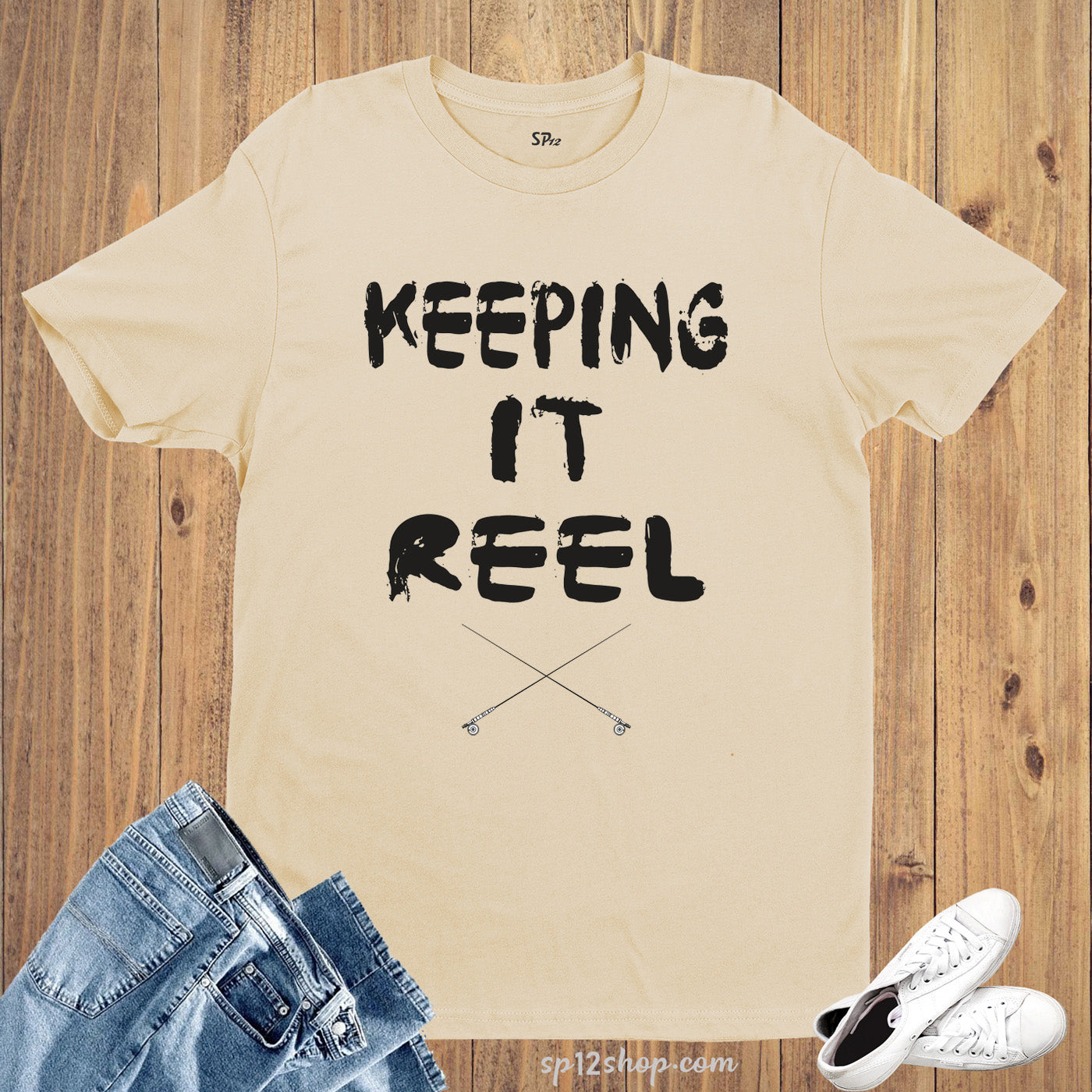 Keeping It Reel Real Fishing Fish Hook T shirt