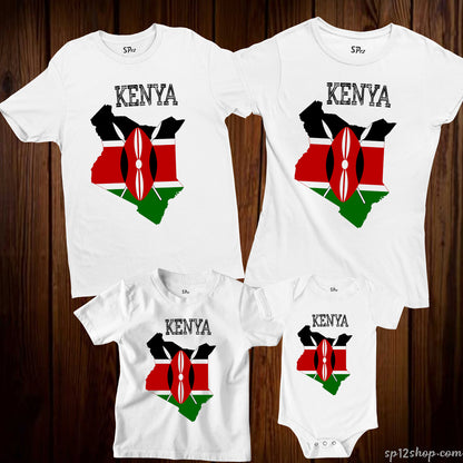 Kenya Flag T Shirt Olympics FIFA World Cup Country Flag Tee Shirt