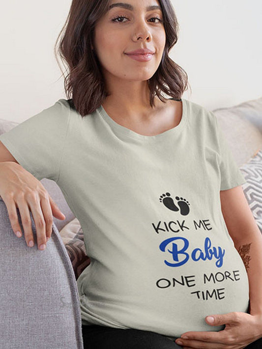 Kick Me Baby Maternity T Shirt