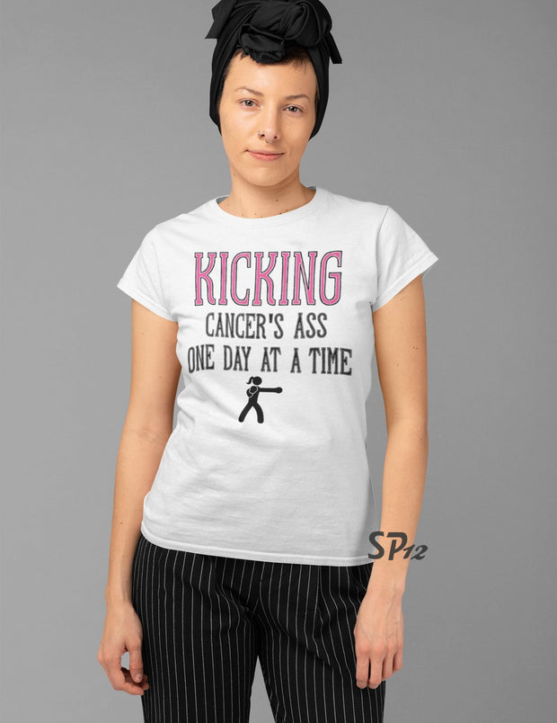 Kicking Cancers Ass T Shirt
