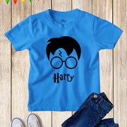 Kids Personalised World Book Day Harry Potters T Shirt