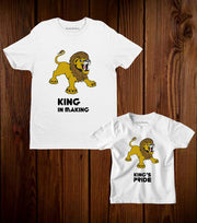 King In Making And King's Prince Matching T Shirt