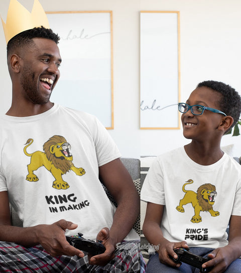 King In Making And King's Prince Matching T Shirt